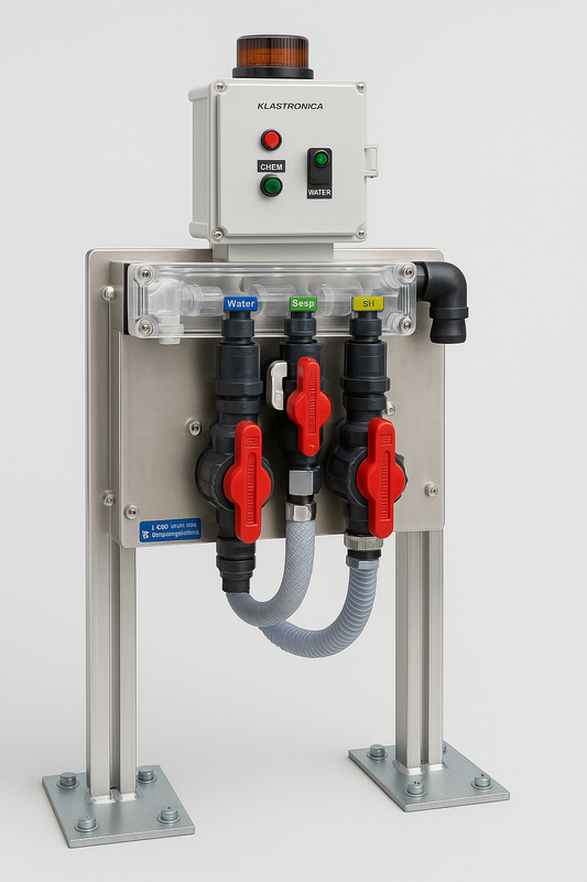 Remote-Controlled Soft Wash Blend Manifold System