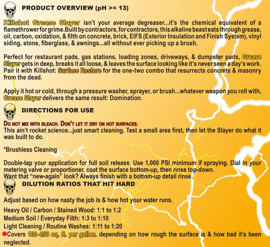 Grease Slayer – HH&SW Equipment & Supply
