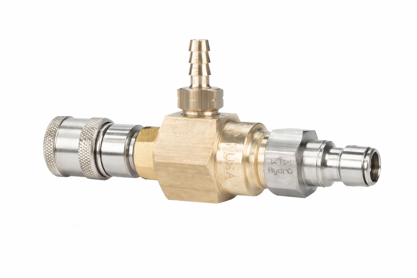 GP Downstream High Draw Brass Chemical Injector w/SS Quick Connects ...